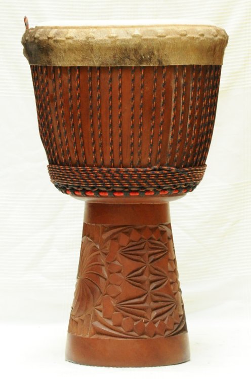 Grande djembe Guinea Top in lenke: djembè (djambè) guineano in linke