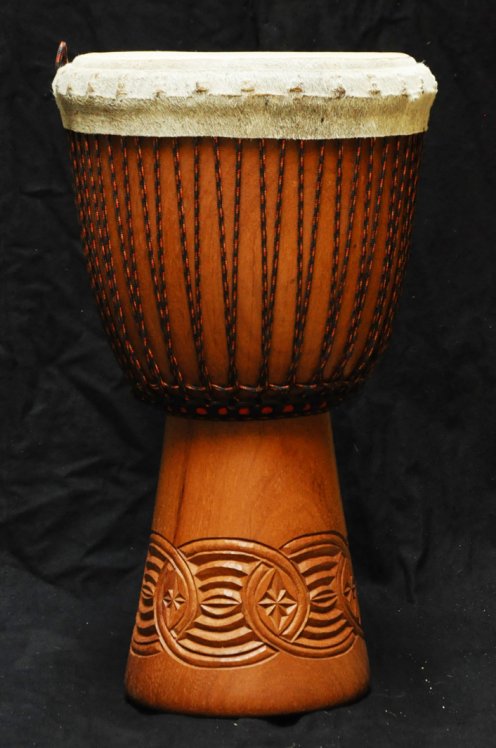 Djembe Guinea in lenke in vendita (grande): comprare un djembè (djambè) guineano in linke (grande)