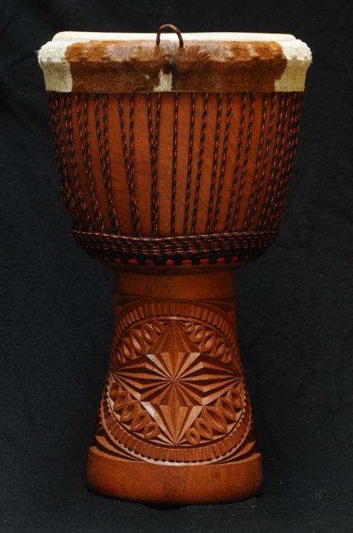 Djembe Guinea in lenke in vendita (grande): comprare un djembè (djambè) guineano in linke (grande)