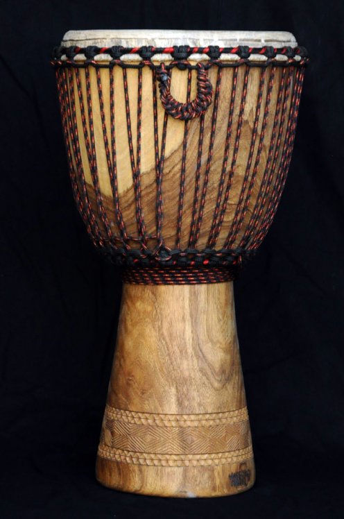 Djembe Mali Top in gueni in vendita (grande): comprare un djembè (djambè) malese in hare (grande)