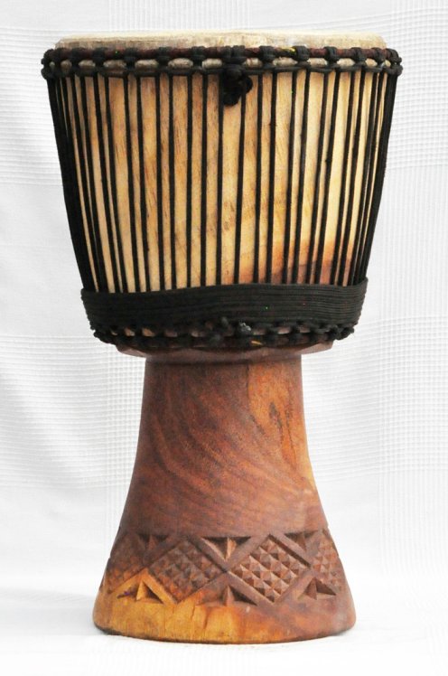 Djembe in vendita - Grande tamburo djembe del Mali in linke