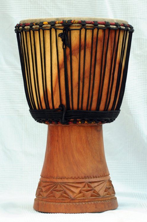 Djembe in vendita - Grande tamburo djembe del Mali in linke