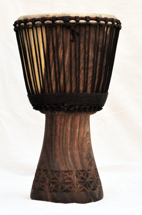 Djembe in vendita - Grande tamburo djembe del Mali in roseewood