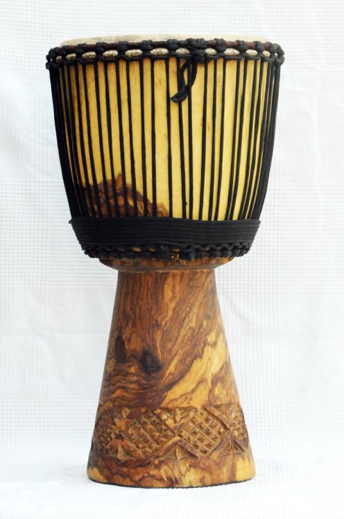 Djembe in vendita - Grande tamburo djembe del Mali in roseewood