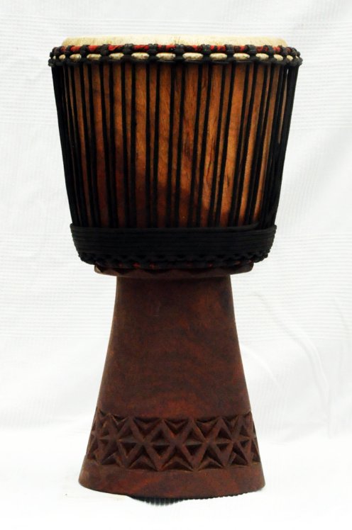 Djembe in vendita - Grande tamburo djembe del Mali in mogano