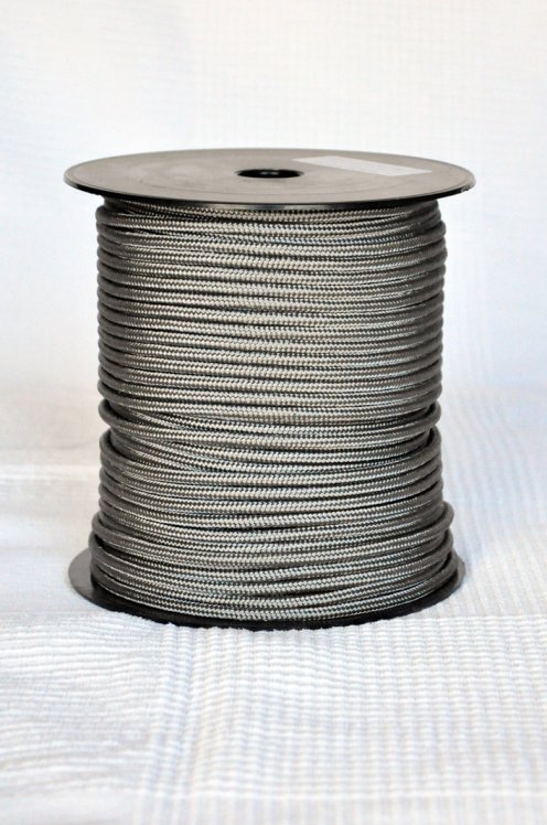 Corda prestirata djembè Ø5 mm grigio acciaio - Corda para djembe tamburo