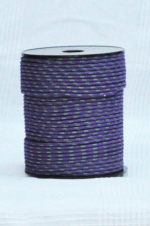 Corda alpina prestirata djembè Ø4 mm viola / verde - Corda para djembe tamburo