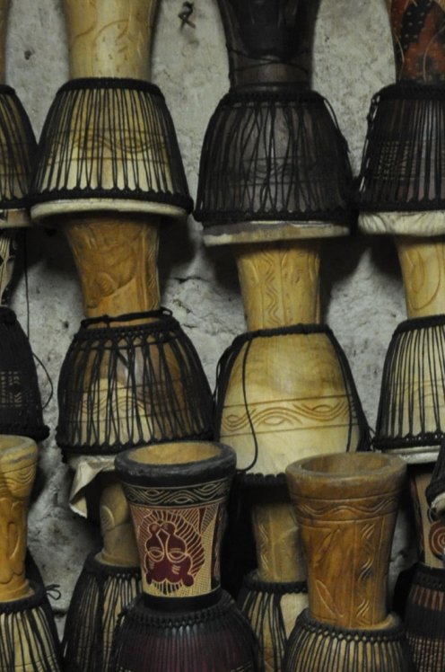 Djembe prezzo basso vendita all'ingrosso - Fusto di djembe grande del Ghana