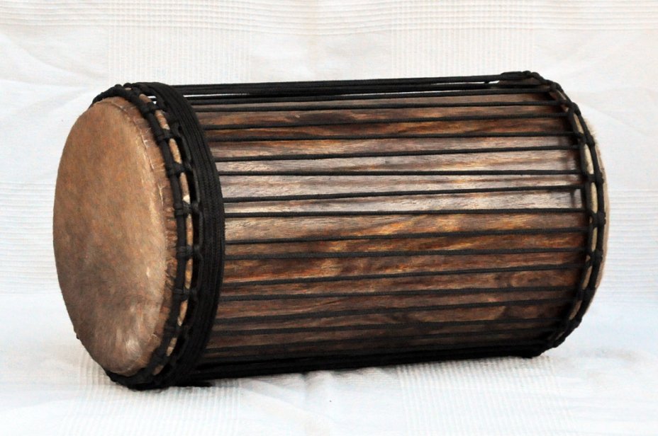 Dundun kenkeni 4 ferri in rosewood - Tamburo basso dundun della Guinea