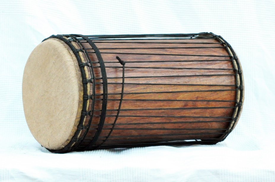 Dundun kenkeni 4 ferri de rosewood - Tamburo basso dundun della Guinea