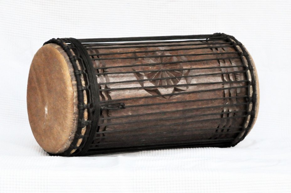 Dundun kenkeni 4 ferri in rosewood - Tamburo basso dundun della Guinea