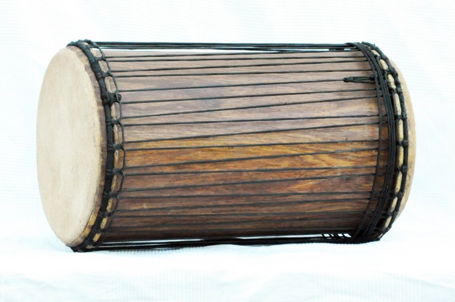 Dundun sangban 4 ferri - Tamburo basso dundun della Guinea in rosewood