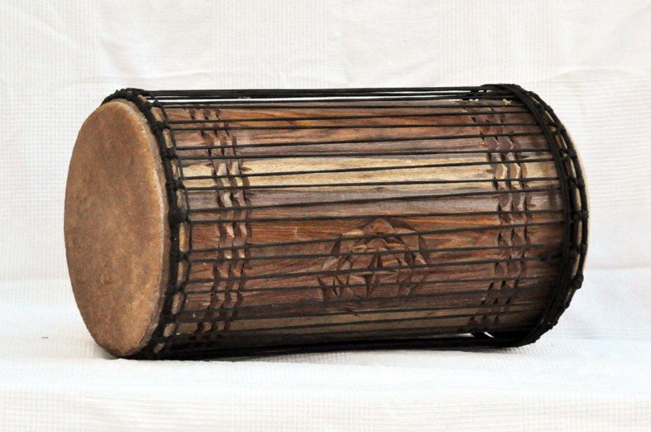 Dundun sangban 4 ferri - Tamburo basso dundun della Guinea in rosewood