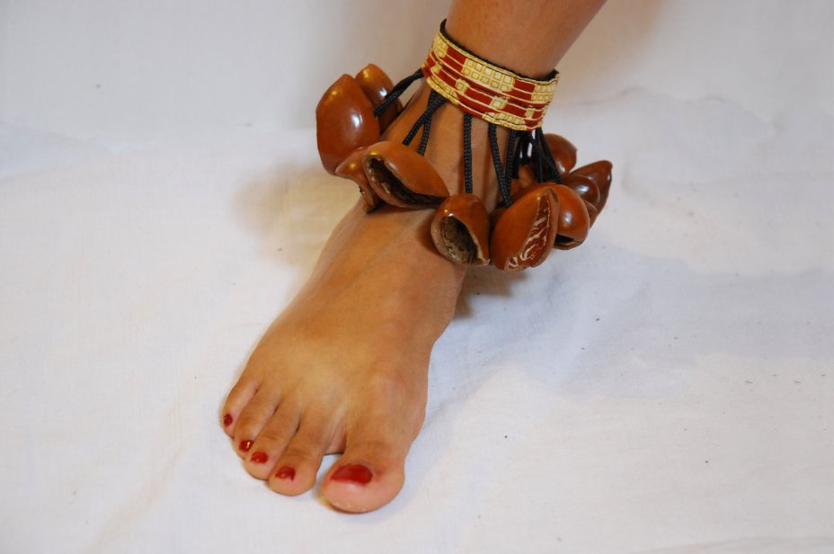 Braccialetto di danza africano - Braccialetto alla caviglia di danza yuyu del Nigeria