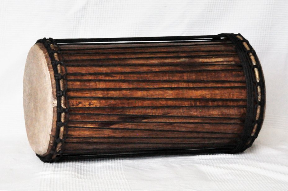 Dundun kenkeni 4 ferri in rosewood - Tamburo basso dundun della Guinea