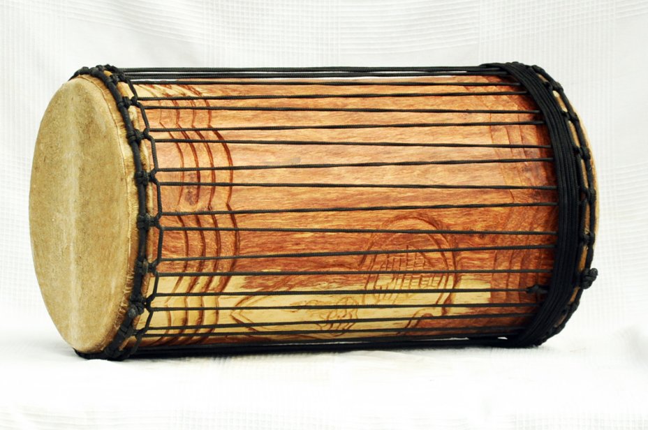 Dundun kenkeni 4 ferri in rosewood - Tamburo basso dundun della Guinea