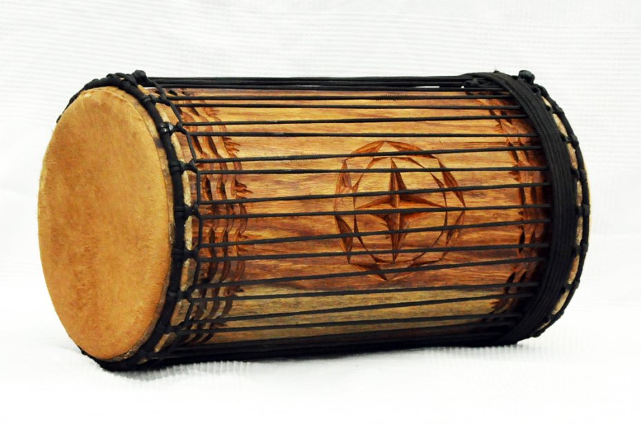 Dundun kenkeni 4 ferri in rosewood - Tamburo basso dundun della Guinea