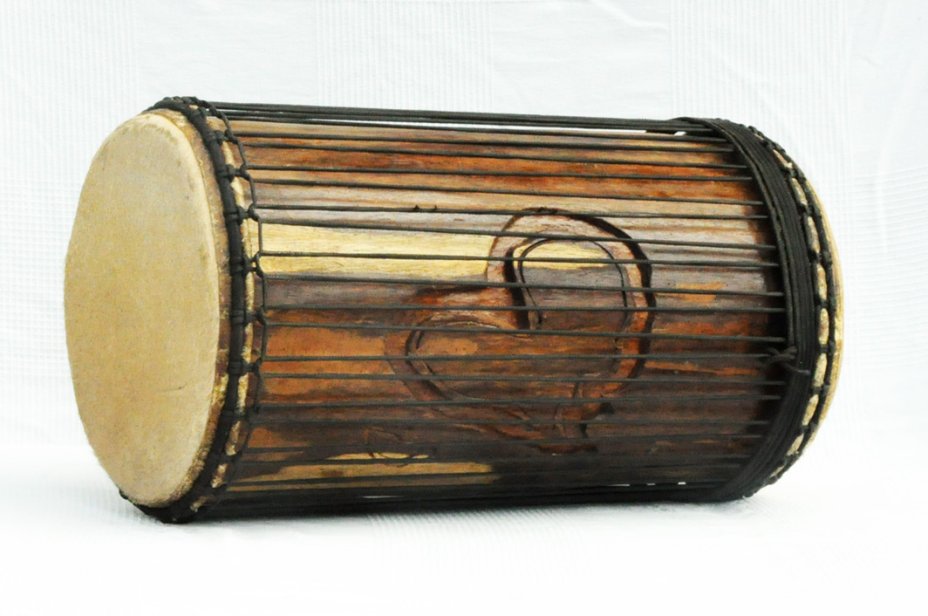 Dundun sangban 4 ferri - Tamburo basso dundun della Guinea in rosewood