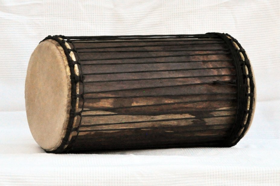 Dundun kenkeni 4 ferri in rosewood - Tamburo basso dundun della Guinea