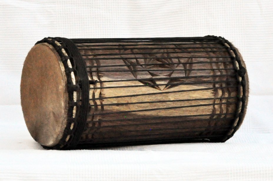 Dundun kenkeni 4 ferri in rosewood - Tamburo basso dundun della Guinea