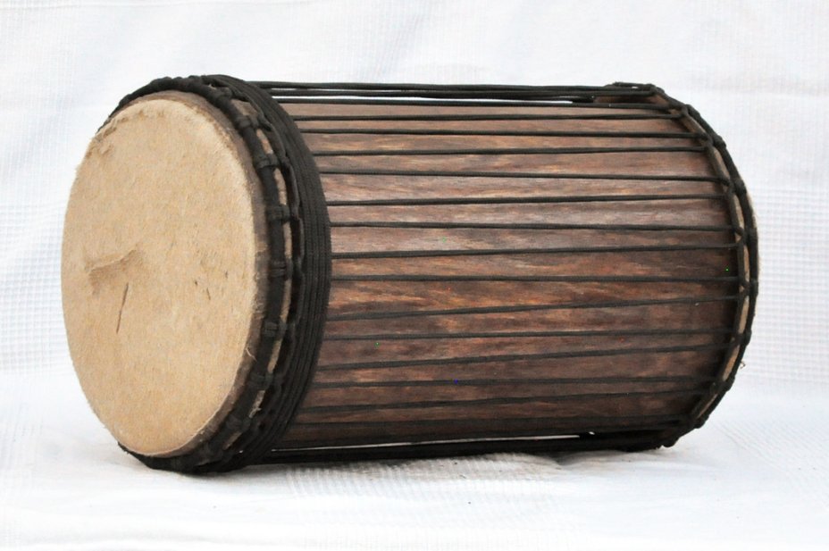 Dundun kenkeni 4 ferri in rosewood - Tamburo basso dundun della Guinea