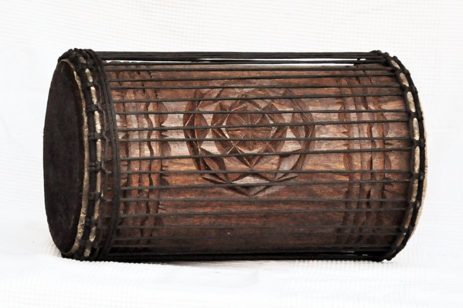 Dundun kenkeni 4 ferri in rosewood - Tamburo basso dundun della Guinea