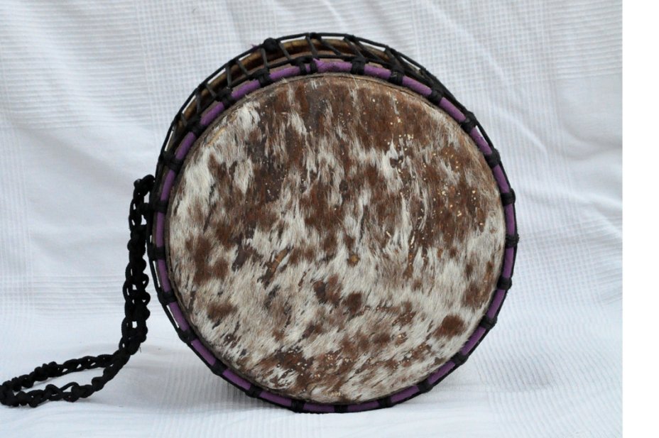 Mini-dundun sangban del Ghana - Mini-tamburo basso