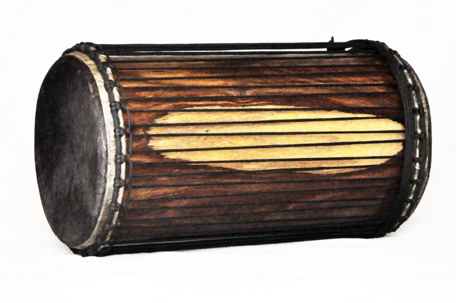 Dundun sangban 4 ferri - Tamburo basso dundun della Guinea in rosewood