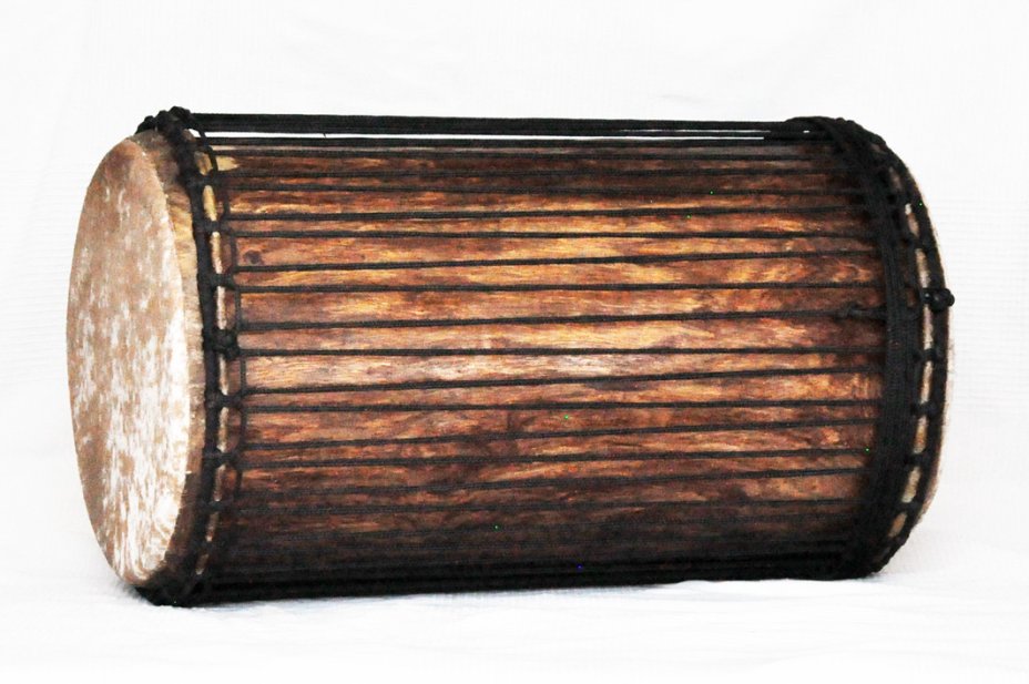 Dundun sangban 4 ferri - Tamburo basso dundun della Guinea in rosewood