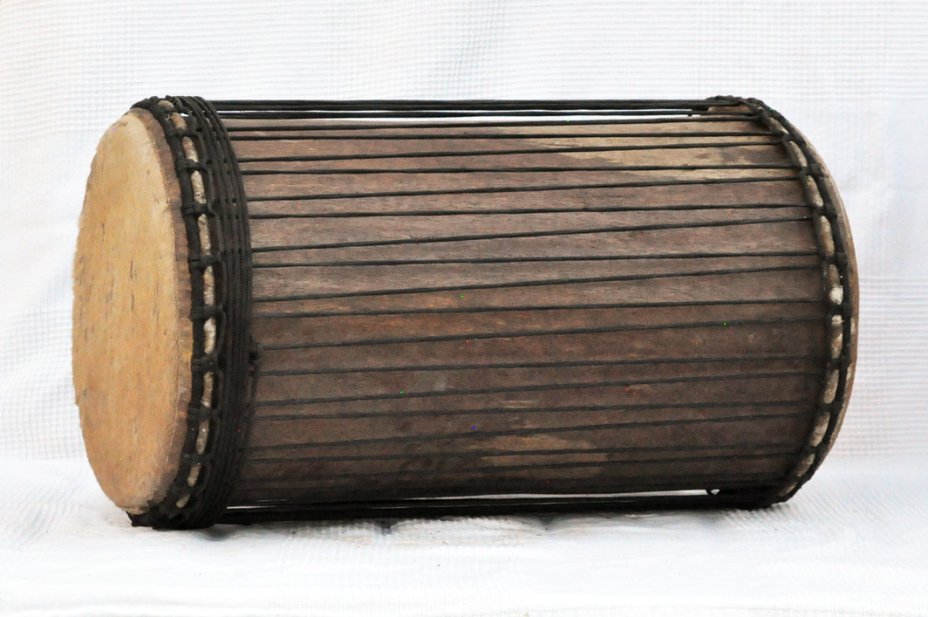 Dundun sangban 4 ferri - Tamburo basso dundun della Guinea in rosewood