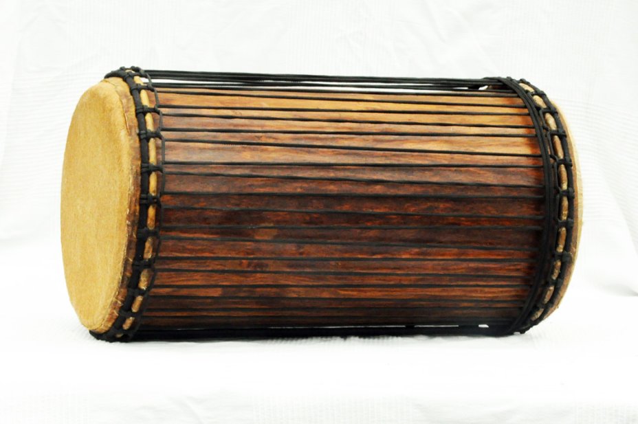 Dundun sangban 4 ferri - Tamburo basso dundun della Guinea in rosewood