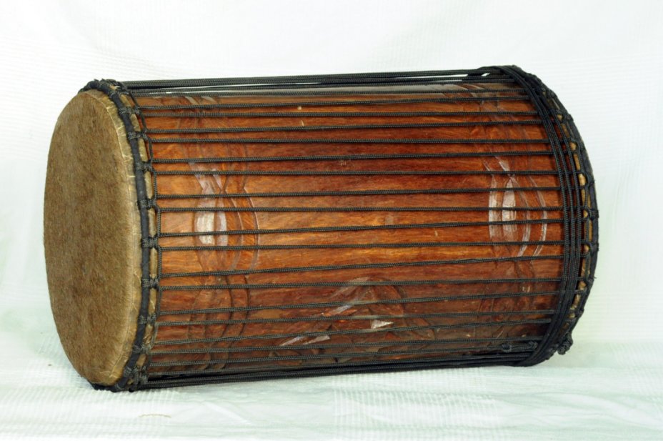 Dundun sangban 4 ferri - Tamburo basso dundun della Guinea in rosewood