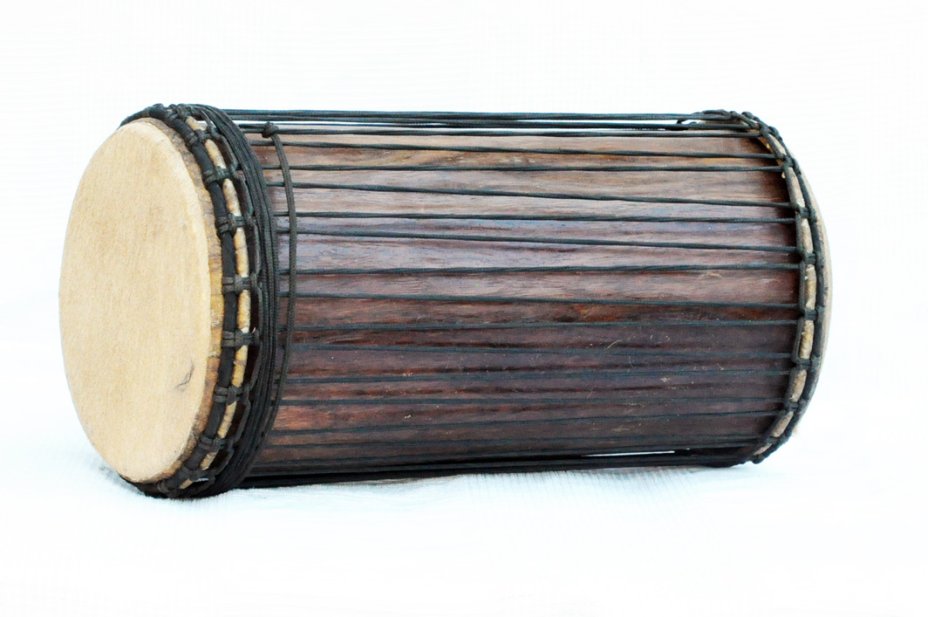 Dundun kenkeni 4 ferri in rosewood - Tamburo basso dundun della Guinea