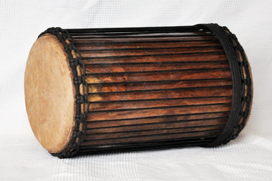 Dundun kenkeni 4 ferri in rosewood - Tamburo basso dundun della Guinea