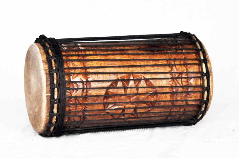 Dundun kenkeni 4 ferri in rosewood - Tamburo basso dundun della Guinea