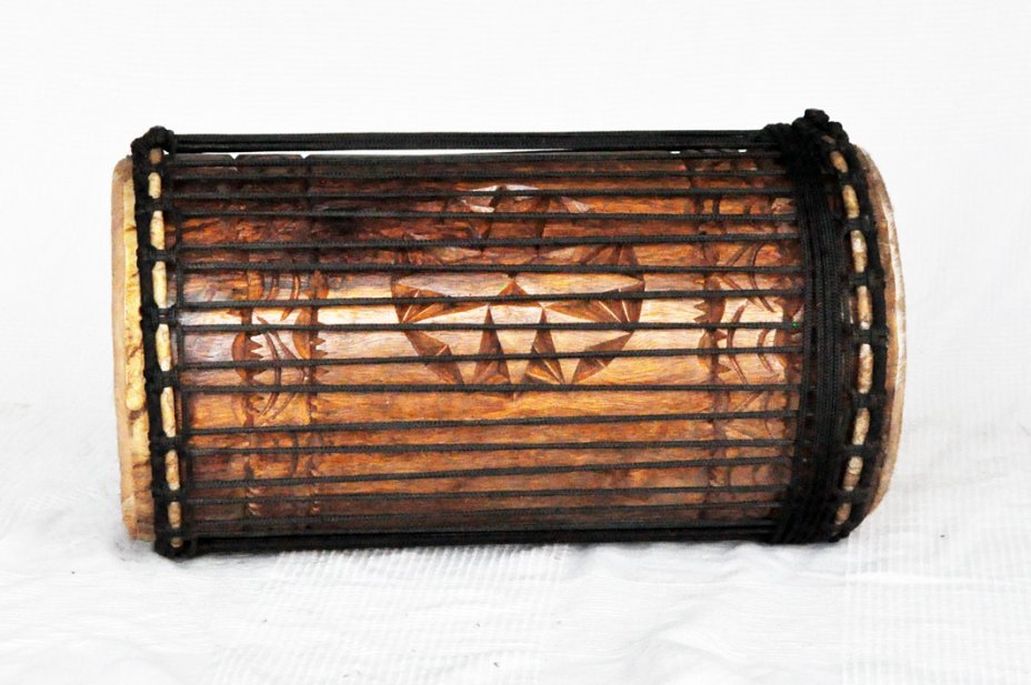 Dundun kenkeni 4 ferri in rosewood - Tamburo basso dundun della Guinea