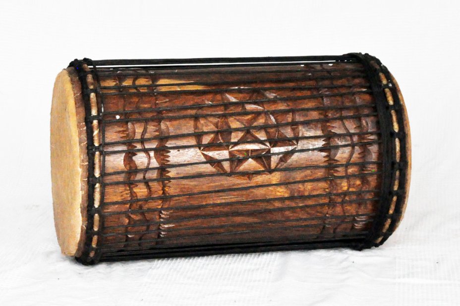 Dundun kenkeni 4 ferri in rosewood - Tamburo basso dundun della Guinea