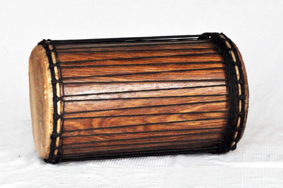 Dundun kenkeni 4 ferri in rosewood - Tamburo basso dundun della Guinea