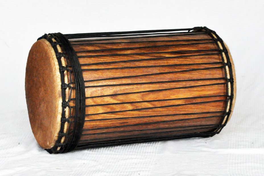 Dundun kenkeni 4 ferri in rosewood - Tamburo basso dundun della Guinea