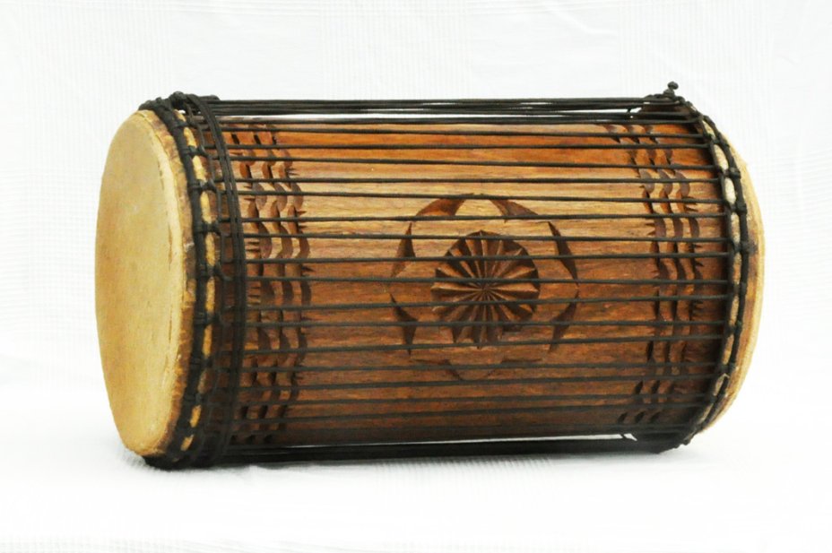 Dundun sangban 4 ferri - Tamburo basso dundun della Guinea in rosewood
