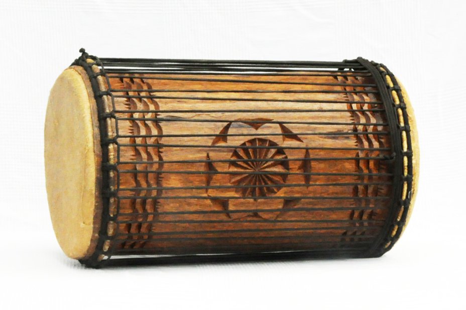 Dundun sangban 4 ferri - Tamburo basso dundun della Guinea in rosewood