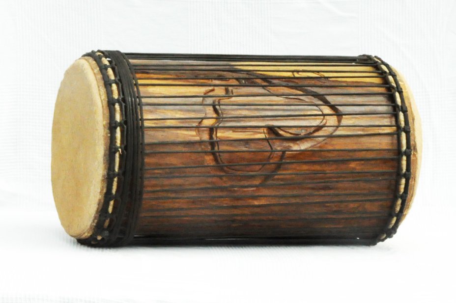 Dundun sangban 4 ferri - Tamburo basso dundun della Guinea in rosewood