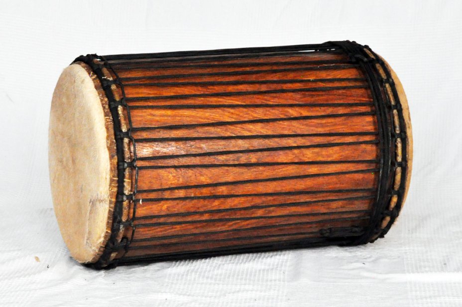 Dundun sangban 4 ferri - Tamburo basso dundun della Guinea in rosewood