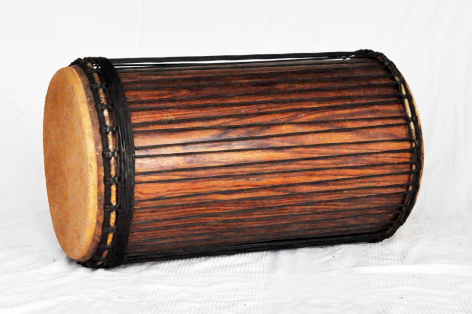 Dundun sangban 4 ferri - Tamburo basso dundun della Guinea in rosewood