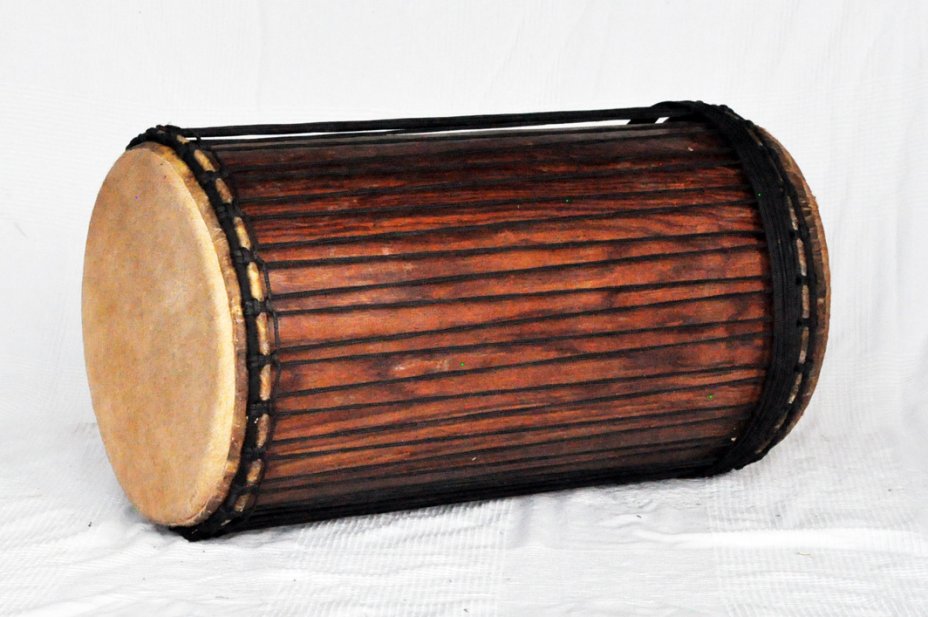 Dundun sangban 4 ferri - Tamburo basso dundun della Guinea in rosewood