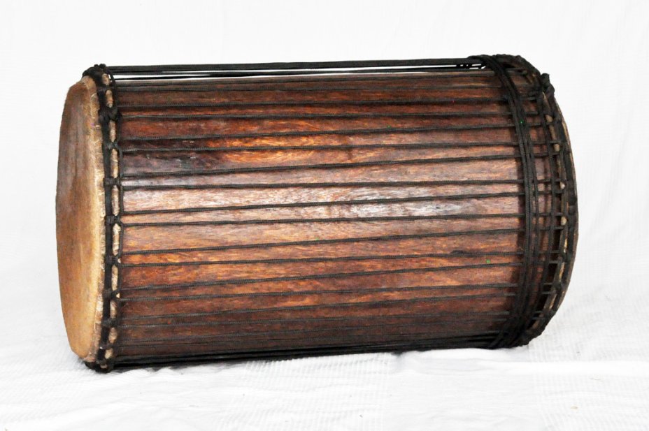 Dundun sangban 4 ferri - Tamburo basso dundun della Guinea in rosewood