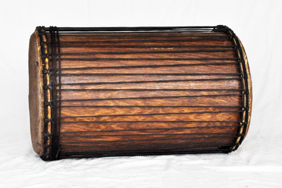 Dundun sangban 4 ferri - Tamburo basso dundun della Guinea in rosewood