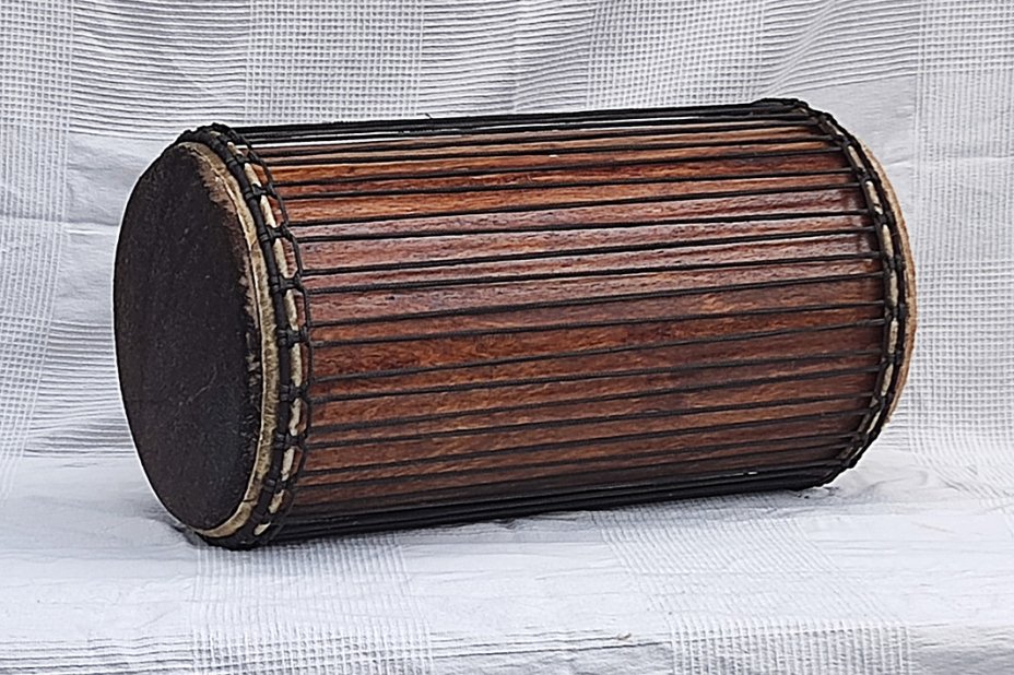Dundun sangban 4 ferri - Tamburo basso dundun della Guinea in rosewood