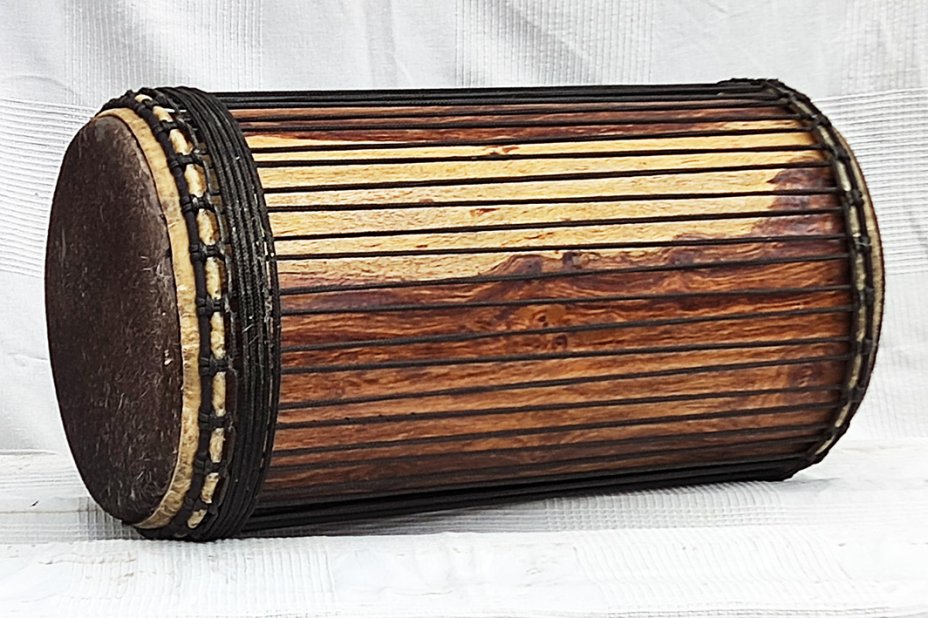 Dundun sangban 4 ferri - Tamburo basso dundun della Guinea in rosewood