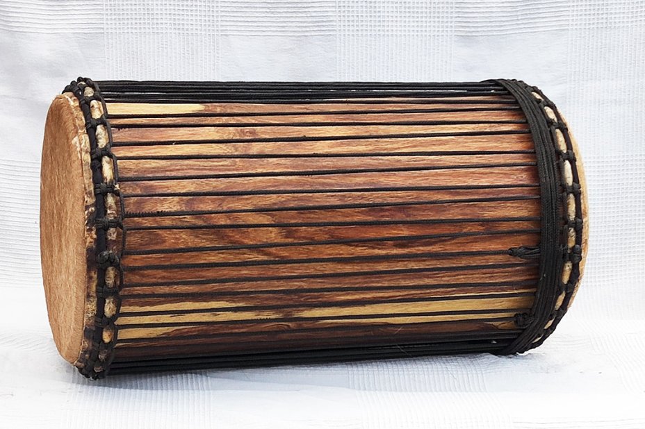 Dundun sangban 4 ferri - Tamburo basso dundun della Guinea in rosewood